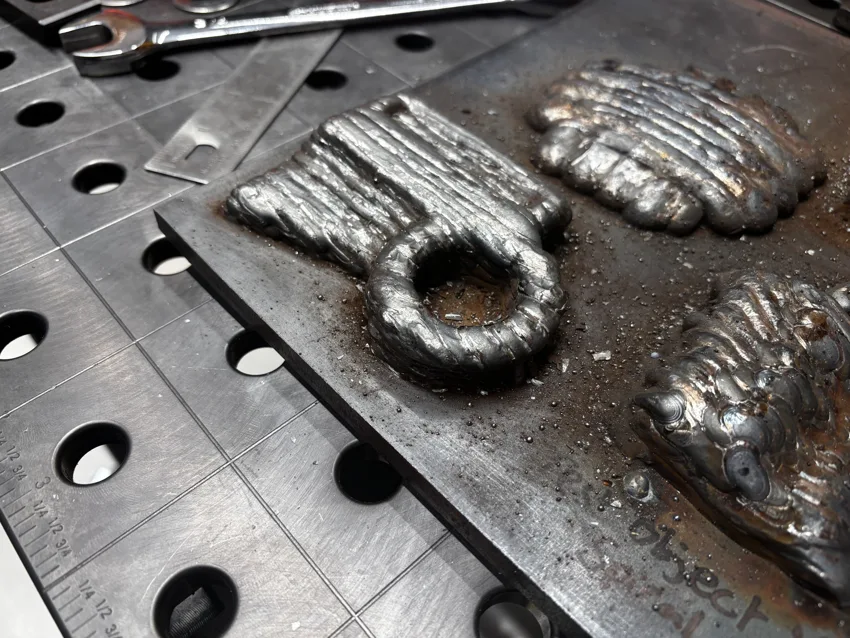 Metal deposition specimen preview